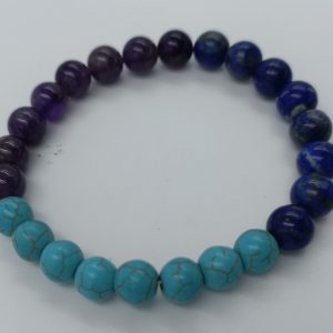 Amethyst Lapis Turquoise Bracelet