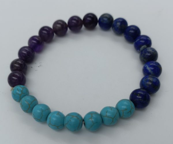 Amethyst Lapis Turquoise Bracelet