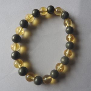 Citrine – Pyrite Money Bracelet